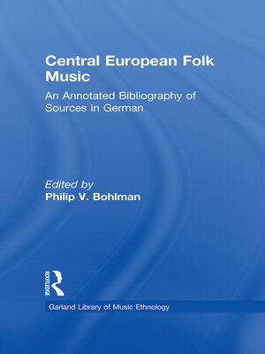 cover image of Central European Folk Music